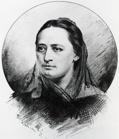 Portret Bożeny Nemcovej autorstwa Unknown artist