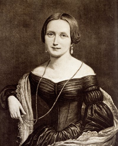 Portret Camilli Collet autorstwa Unknown artist