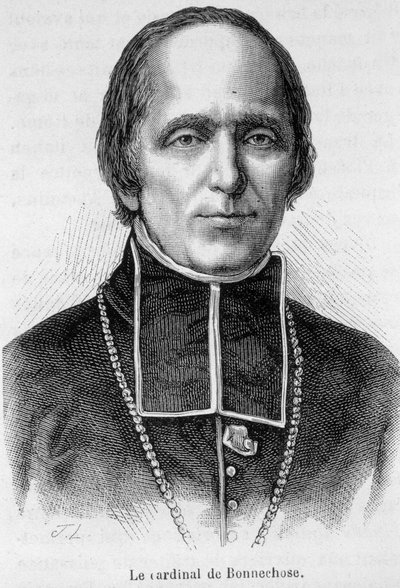 Portret kardynała de Bonnechose autorstwa Unknown artist
