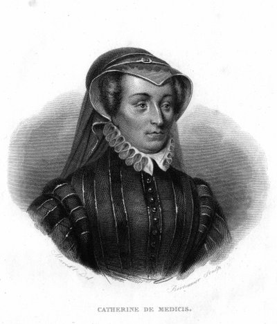 Portret Katarzyny Medycejskiej (1519 - 1589). autorstwa Unknown artist