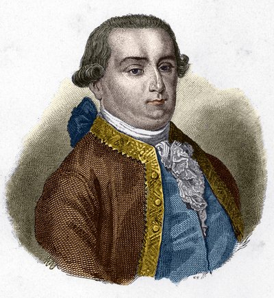 Portret Cesare Bonesany, markiza de Beccaria (1738 - 1794), włoskiego prawnika. autorstwa Unknown artist