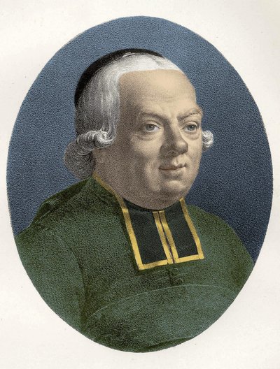 Portret Karola, opactwa szpady (1712 - 1789) Pedagog francuski. autorstwa Unknown artist