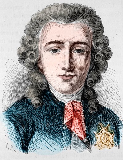 Portret Charlesa Alexandre de Calonne, francuskiego polityka (1734 -1802) - w ""L