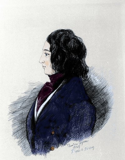 Portret Karola Dickensa (1812-1870), angielskiego pisarza. autorstwa Unknown artist