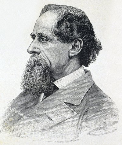 Portret Karola Dickensa autorstwa Unknown artist