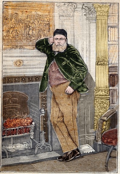 Portret Charlesa Gounoda (1818-1893), francuskiego kompozytora. autorstwa Unknown artist
