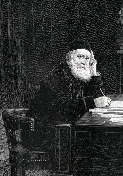 Portret Charlesa Gounoda (1818-1893), francuskiego kompozytora. autorstwa Unknown artist