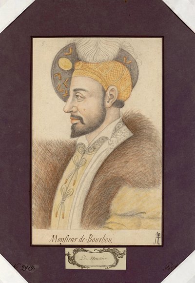 Portret Karola III, księcia Burbon (1490-1527), konstabla Burbon, Anonim. Czarna kreda i sangwina na papierze, format : 30,6x19,2 autorstwa Unknown artist