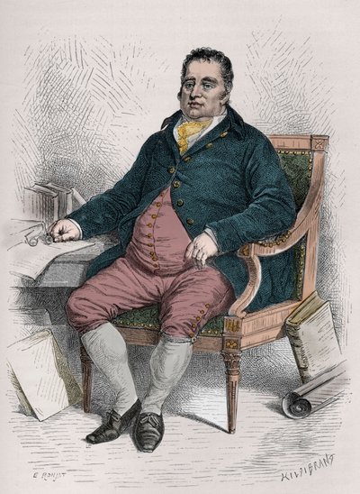 Charles James Fox (1749-1806) polityk brytyjski autorstwa Unknown artist