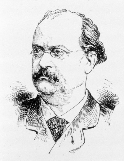 Portret Charlesa Lecocqa (1832 - 1918), francuskiego kompozytora. autorstwa Unknown artist
