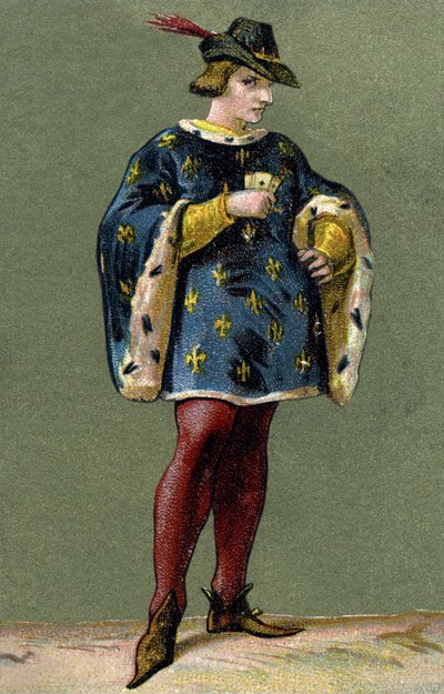 Portret Karola VI (1368-1422), króla Francji. autorstwa Unknown artist