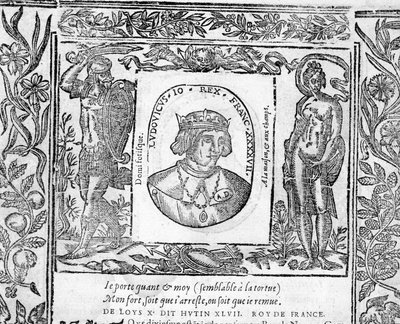 Portret Karola X Le Hutina, króla Francji w latach 1314-1316. autorstwa Unknown artist