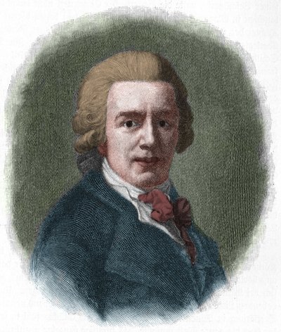 Portret Christiana Gottfrieda Kornera (1756-1831) Niemiecki prawnik, przyjaciel Friedricha Schillera. autorstwa Unknown artist