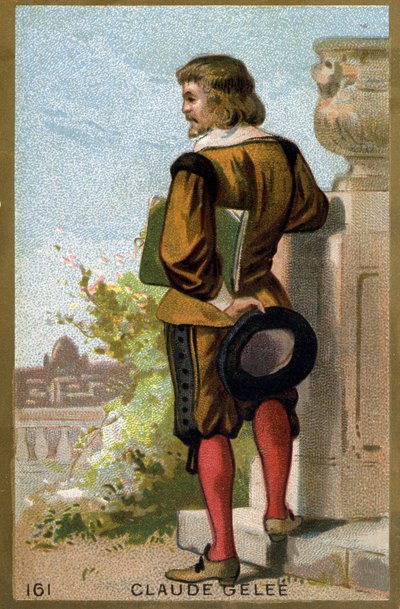 Portret Claude Gellée dit Le Lorrain (1600-1682). Chromolitografia z końca XIX wieku. autorstwa Unknown artist