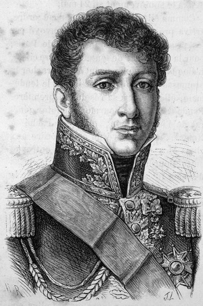 Portret hrabiego Karola Tristana z Montholon, generała francuskiego (1783-1853). autorstwa Unknown artist