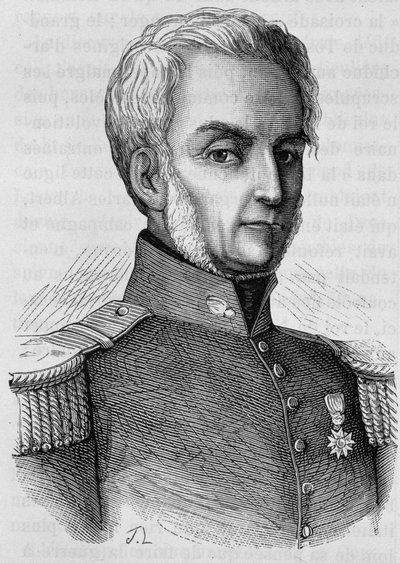 Portret Courtais. Rycina z końca XIX wieku w „Histoire de France” H. Martina. autorstwa Unknown artist