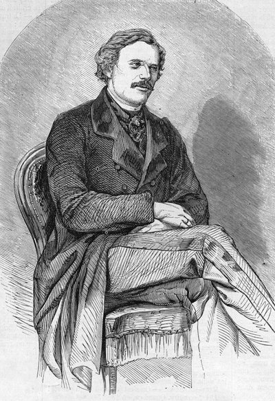 Portret Daniela Dunglas Home (1833-1886) średni tartan. autorstwa Unknown artist