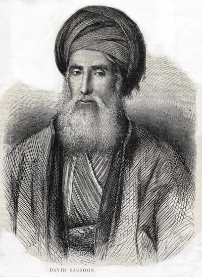Portret Davida Sassoona 1792-1865 autorstwa Unknown artist