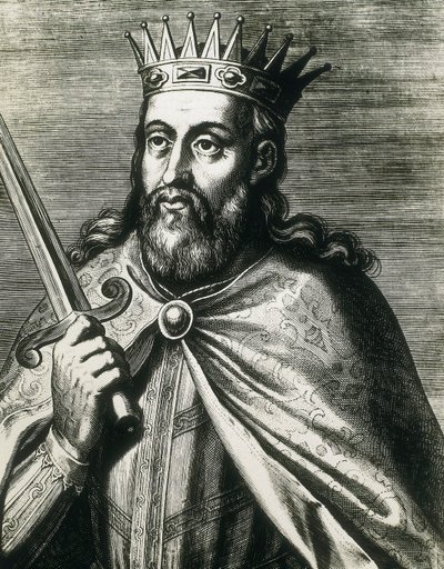 Portret Denisa z Portugalii (Króla Rolników) (rycina) autorstwa Unknown artist