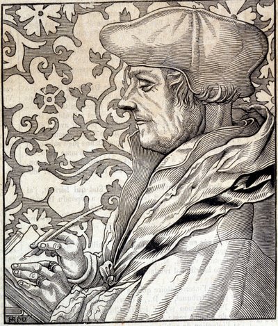 Portret Didiera Erasmusa autorstwa Unknown