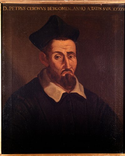 Portret Domenico Pietro Cerona, włoskiego teoretyka muzyki, śpiewaka i księdza (malarstwo) autorstwa Unknown artist