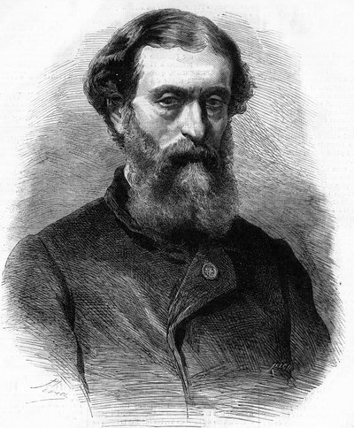 Portret Don Eugenio de Ochoa (1833-1889) hiszpański literat i polityk. autorstwa Unknown artist