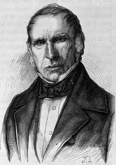 Portret Dupina Aine (1783 - 1865). Rycina z końca XIX wieku w „Histoire de France” H. Martina. autorstwa Unknown artist