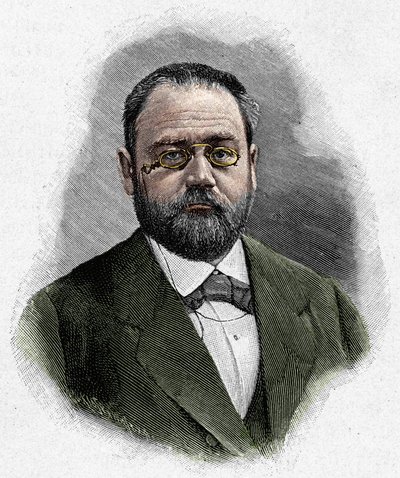 Portret Emila Zoli (1840-1902) autorstwa Unknown artist
