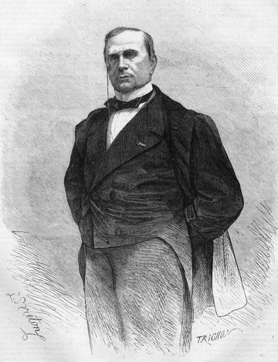 Portret Emile de Girardin (1806-1881), francuskiego publicysty i polityka, założyciela nowoczesnej prasy. autorstwa Unknown artist