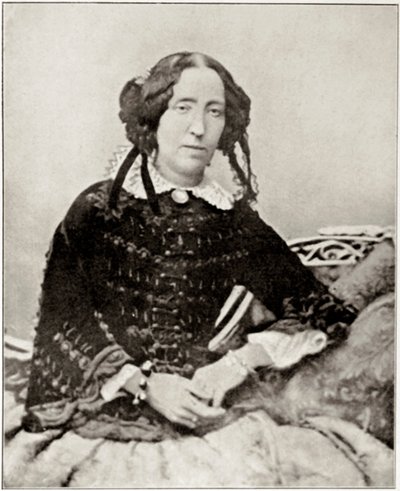 Portret Emmy Roberts, zaręczonej na kilka miesięcy przez włoskiego patriotę Giuseppe Garibaldiego (1807-1882). Z fotografii. Prywatna kolekcja autorstwa Unknown artist
