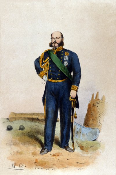 Portret Eugenio di Savoia Carignano (1816-1888). autorstwa Unknown artist