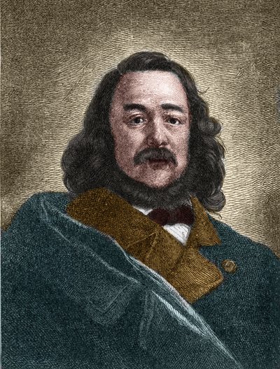 Portret Ferdinanda Freiligratha (1810-1876) niemieckiego pisarza. autorstwa Unknown artist