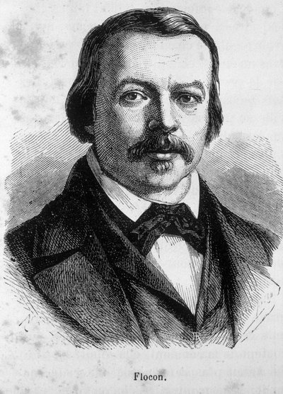 Portret Flocon, francuskiego dziennikarza i polityka (1800 - 1866) autorstwa Unknown artist
