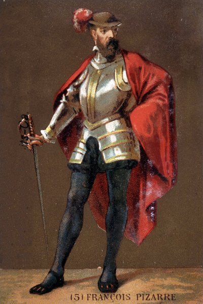 Portret Francisco Pizarro (w ks. Francois Pizarre autorstwa Unknown artist