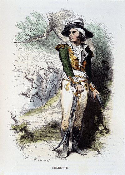 Portret Francois-Athanase – Charette de la Contrie (Francois Athanase autorstwa Unknown artist