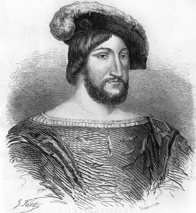 Portret Francois I króla Francji (1494-1547). autorstwa Unknown artist