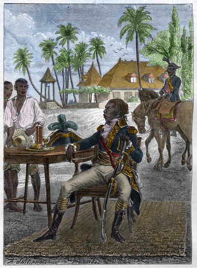 Portret Francois Dominique Toussaint znany jako „Toussaint-Louverture” (Toussaint Louverture autorstwa Unknown artist