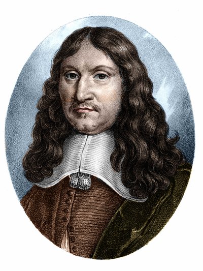 Portret Francois Eudes de Mezeray (1610-1683) Francuski historyk. autorstwa Unknown artist