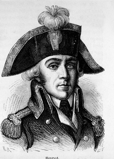 Portret Francois Hanriota (1761-1794), francuskiego rewolucjonisty autorstwa Unknown artist