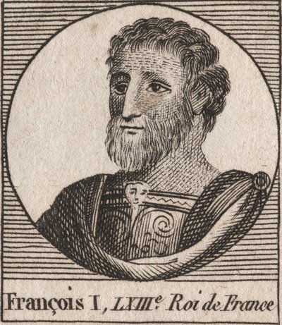 Portret Franciszka I (1494 - 1547), Króla Francji - Franciszek I, Król Francji - grawer z „Instruction sur l