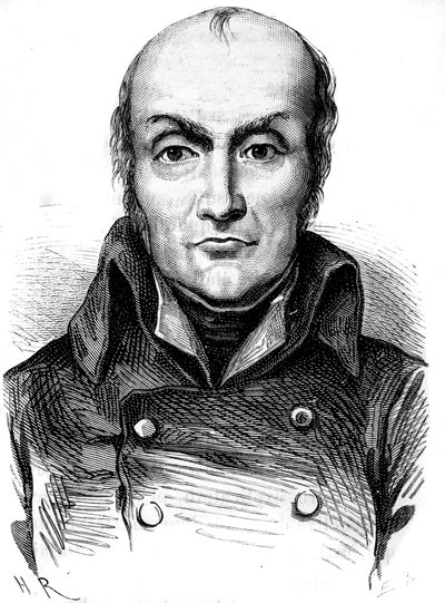 Portret Francois Nicolas Appert, wynalazcy blaszanego pudełka - w „Cuda przemysłu” Louisa Figuiera autorstwa Unknown artist