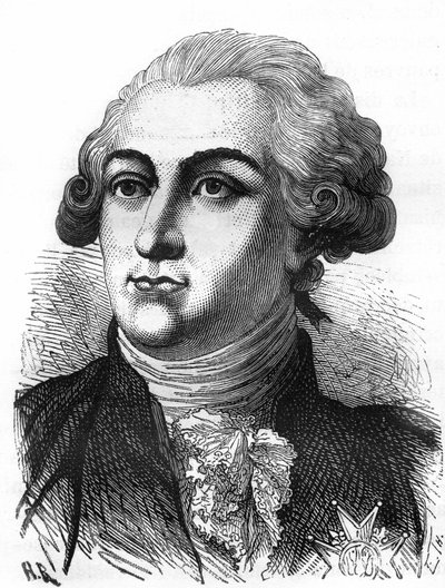 Portret François Claude Amour, markiza de Bouillé (1739-1800), generała francuskiego. autorstwa Unknown artist
