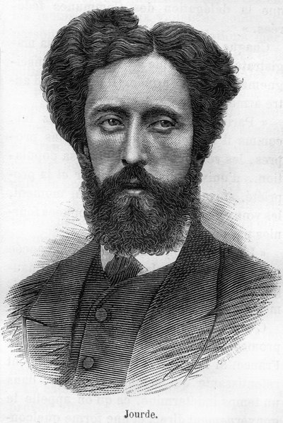 Portret Francois Jourde. Rewolucjonista francuski 1843-1893. autorstwa Unknown artist