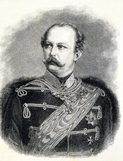 Portret Fryderyka Karola Pruskiego (1828 - 1885), bratanka Wilhelma I autorstwa Unknown artist