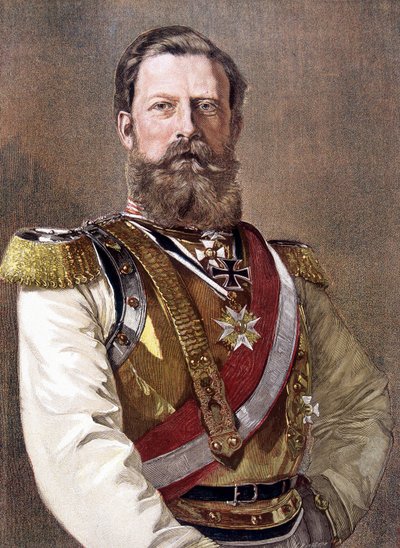 Portret Fryderyka III (1831-1888), cesarza Niemiec i króla Prus. autorstwa Unknown artist