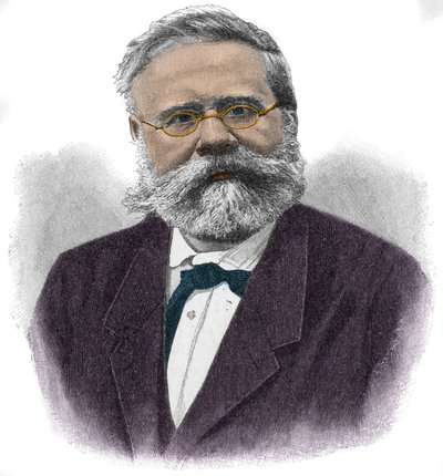 Portret Fritza Reutera (1810-1874) niemieckiego pisarza. autorstwa Unknown artist