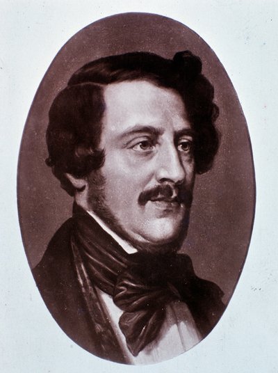 Portret Gaetano Donizettiego (rycina) autorstwa Unknown artist