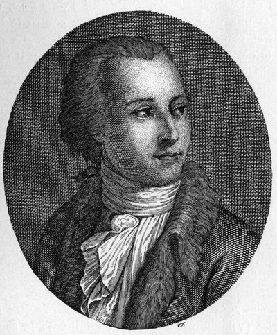 Portret Gaetano Filangeriego (1752-1788). włoski prawnik i pedagog autorstwa Unknown artist