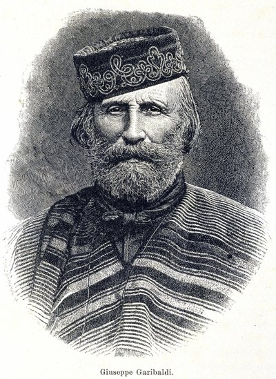 Portret Garibaldiego (1807 - 1882) autorstwa Unknown artist