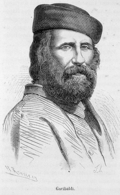 Portret Garibaldiego (1807 - 1882) autorstwa Unknown artist